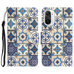 Custodia per telefono in pelle con disegno colorato, For Xiaomi Poco F3