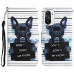 Custodia per telefono in pelle con disegno colorato, For Xiaomi Poco F3