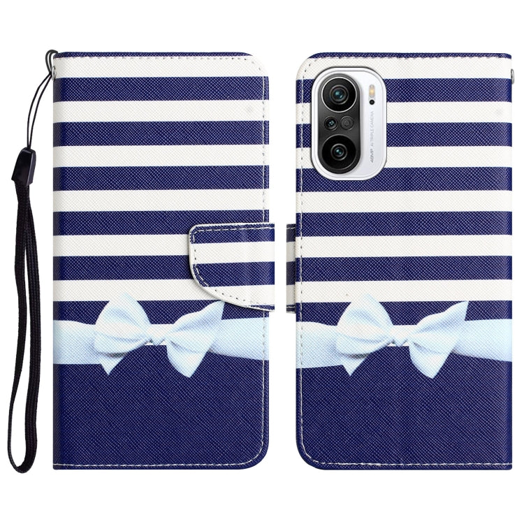 Custodia per telefono in pelle con disegno colorato, For Xiaomi Poco F3