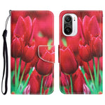 Custodia per telefono in pelle con disegno colorato, For Xiaomi Poco F3
