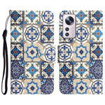 Custodia per telefono in pelle con disegno colorato, For Xiaomi 12 Lite