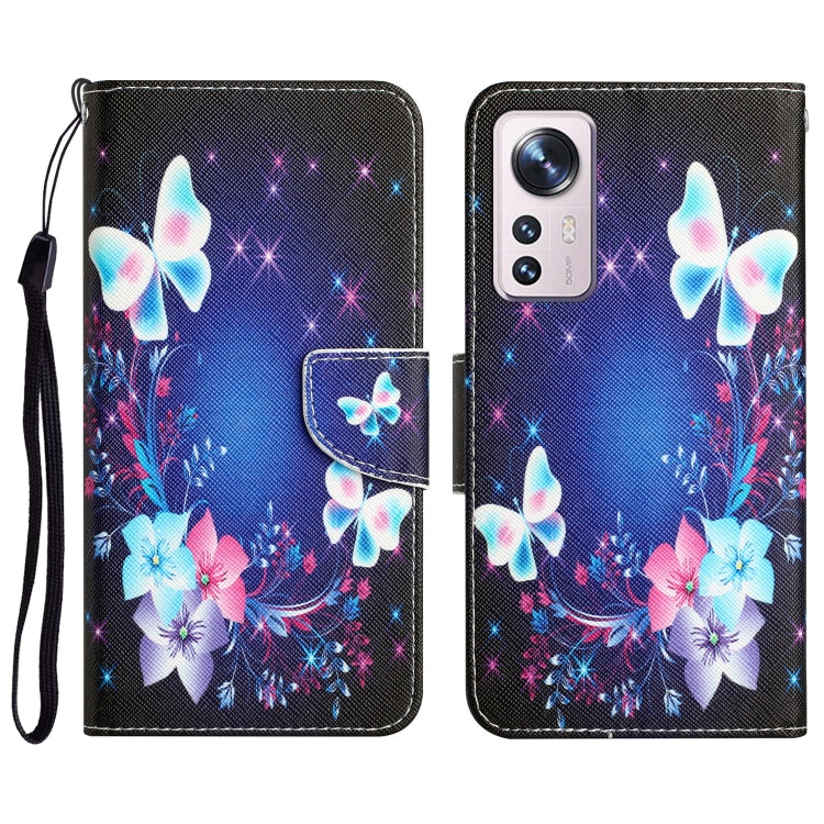 Custodia per telefono in pelle con disegno colorato, For Xiaomi 12 Lite