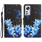 Custodia per telefono in pelle con disegno colorato, For Xiaomi 12 Lite