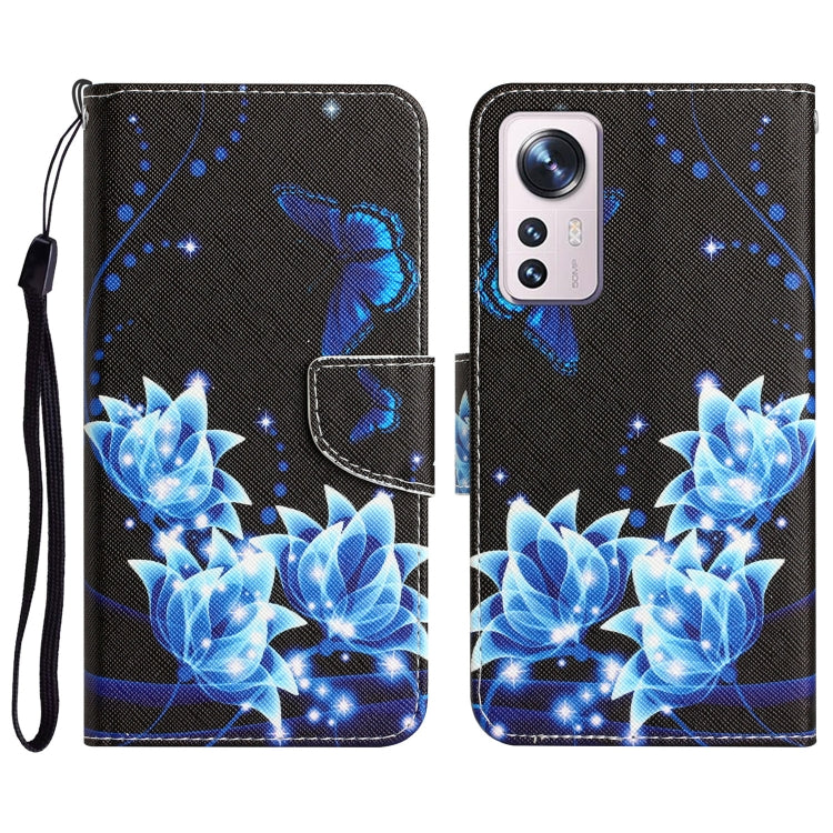Custodia per telefono in pelle con disegno colorato, For Xiaomi 12 Lite
