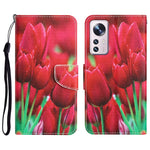 Custodia per telefono in pelle con disegno colorato, For Xiaomi 12 Lite