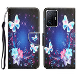 Custodia per telefono in pelle con disegno colorato, For Xiaomi 11T