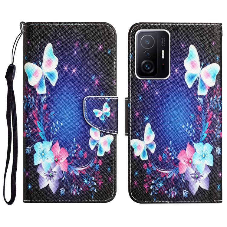 Custodia per telefono in pelle con disegno colorato, For Xiaomi 11T