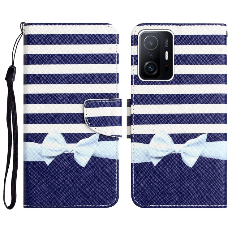 Custodia per telefono in pelle con disegno colorato, For Xiaomi 11T