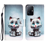 Custodia per telefono in pelle con disegno colorato, For Xiaomi 11T
