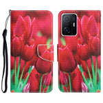 Custodia per telefono in pelle con disegno colorato, For Xiaomi 11T
