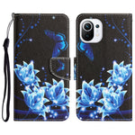 Custodia per telefono in pelle con disegno colorato, For Xiaomi Mi 11 Lite