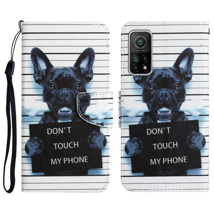 Custodia per telefono in pelle con disegno colorato, For Xiaomi Mi 10T 5G