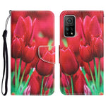 Custodia per telefono in pelle con disegno colorato, For Xiaomi Mi 10T 5G