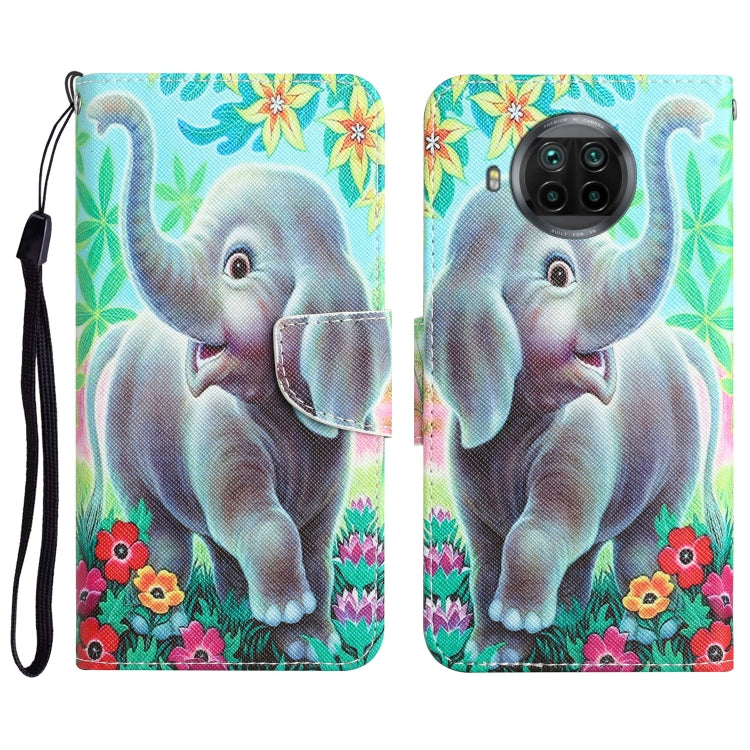 Custodia per telefono in pelle con disegno colorato, For Xiaomi Mi 10T Lite 5G