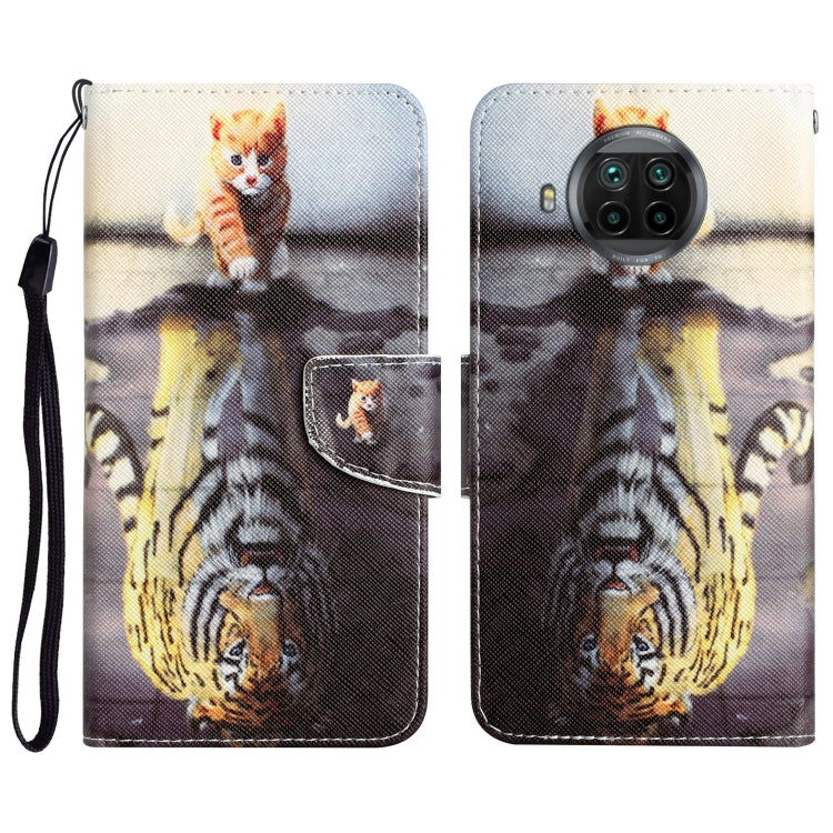 Custodia per telefono in pelle con disegno colorato, For Xiaomi Mi 10T Lite 5G
