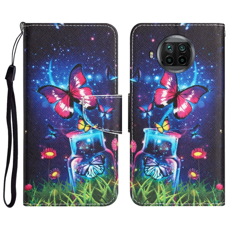 Custodia per telefono in pelle con disegno colorato, For Xiaomi Mi 10T Lite 5G