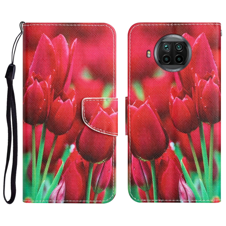 Custodia per telefono in pelle con disegno colorato, For Xiaomi Mi 10T Lite 5G