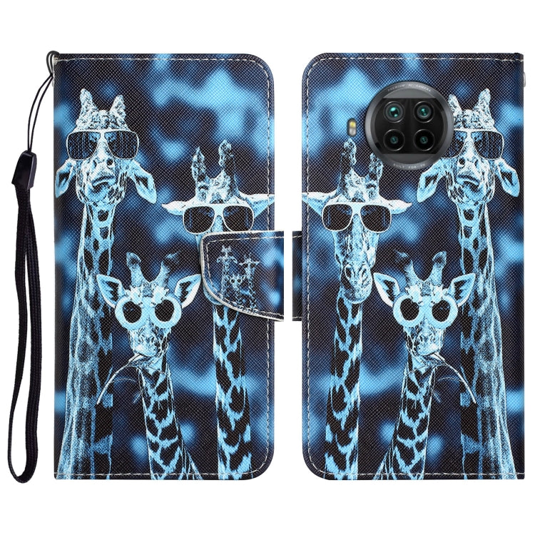 Custodia per telefono in pelle con disegno colorato, For Xiaomi Mi 10T Lite 5G