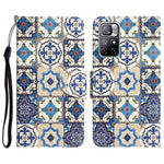 Custodia per telefono in pelle con disegno colorato, For Xiaomi Redmi Note 11 5G
