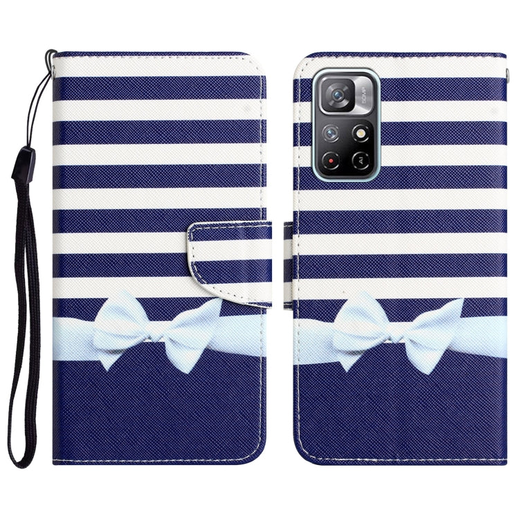Custodia per telefono in pelle con disegno colorato, For Xiaomi Redmi Note 11 5G