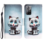 Custodia per telefono in pelle con disegno colorato, For Xiaomi Redmi Note 11 5G