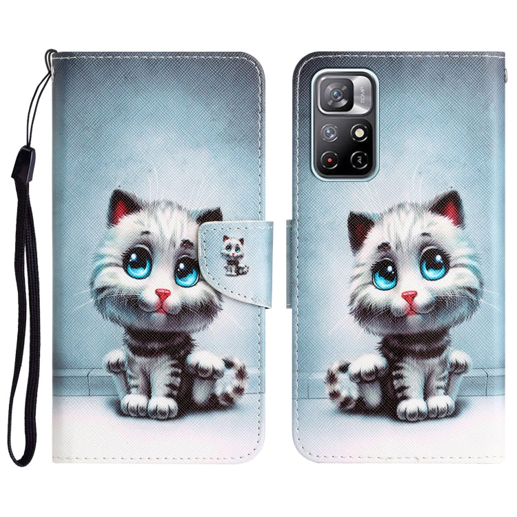 Custodia per telefono in pelle con disegno colorato, For Xiaomi Redmi Note 11 5G