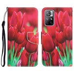 Custodia per telefono in pelle con disegno colorato, For Xiaomi Redmi Note 11 5G
