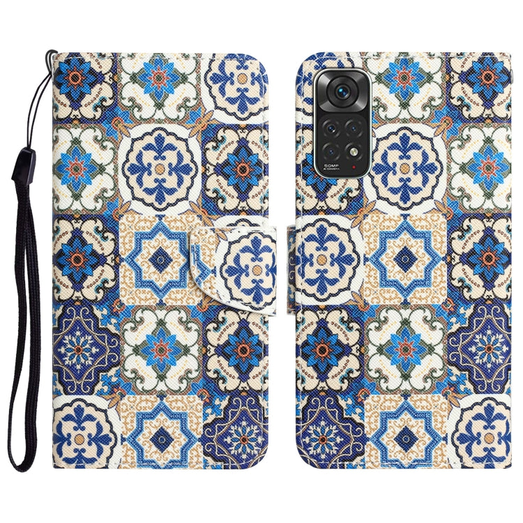 Custodia per telefono in pelle con disegno colorato, For Xiaomi Redmi Note 11 Global