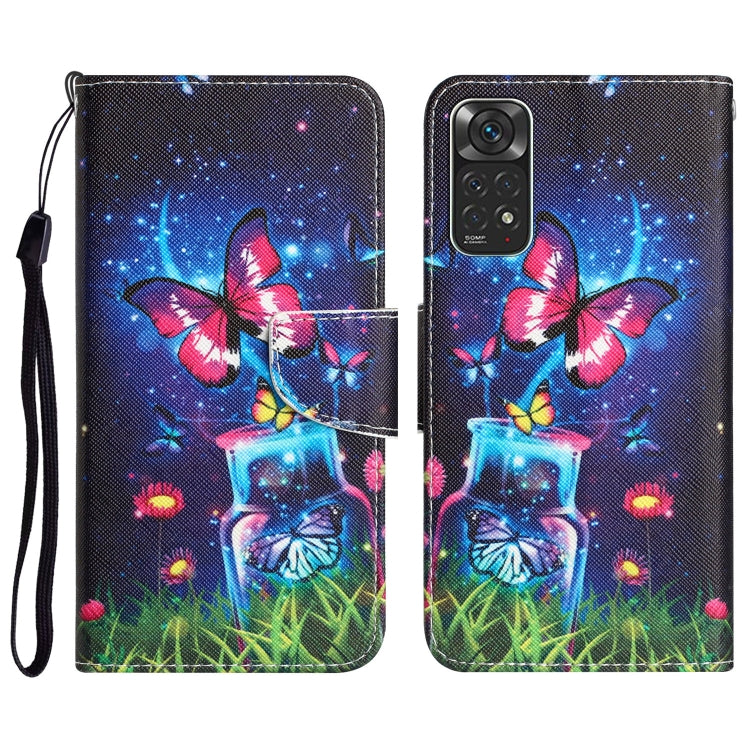 Custodia per telefono in pelle con disegno colorato, For Xiaomi Redmi Note 11 Global