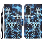 Custodia per telefono in pelle con disegno colorato, For Xiaomi Redmi Note 11 Global