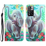 Custodia per telefono in pelle con disegno colorato, For Xiaomi Redmi Note 11 Pro 5G