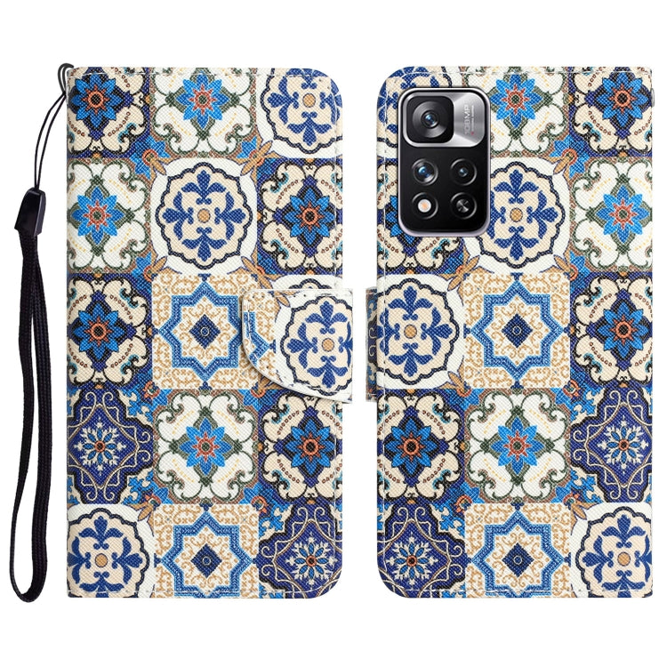 Custodia per telefono in pelle con disegno colorato, For Xiaomi Redmi Note 11 Pro 5G