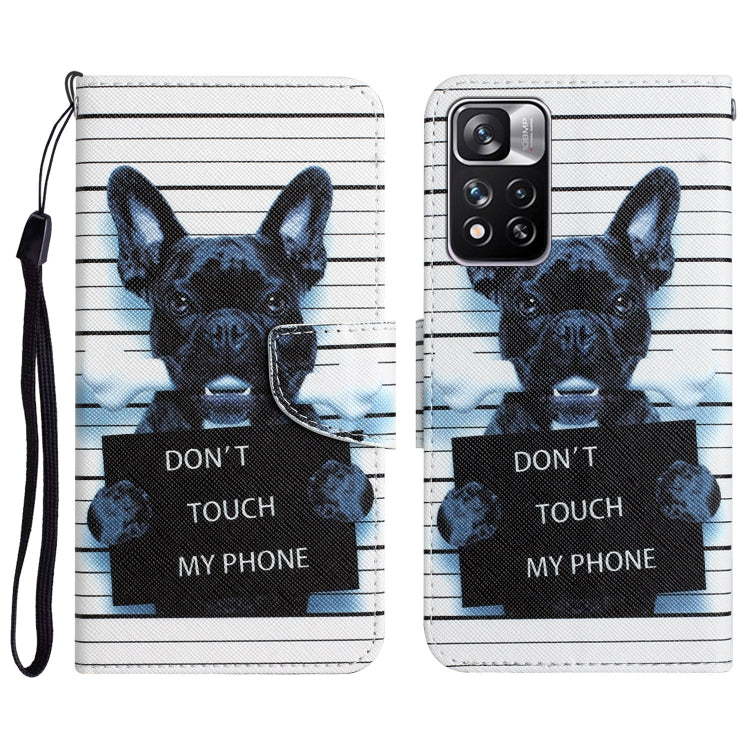 Custodia per telefono in pelle con disegno colorato, For Xiaomi Redmi Note 11 Pro 5G