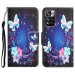 Custodia per telefono in pelle con disegno colorato, For Xiaomi Redmi Note 11 Pro 5G