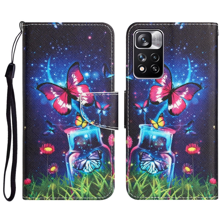 Custodia per telefono in pelle con disegno colorato, For Xiaomi Redmi Note 11 Pro 5G
