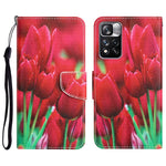 Custodia per telefono in pelle con disegno colorato, For Xiaomi Redmi Note 11 Pro 5G