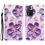 Custodia per telefono in pelle con disegno colorato, For Xiaomi Redmi Note 11 Pro 5G