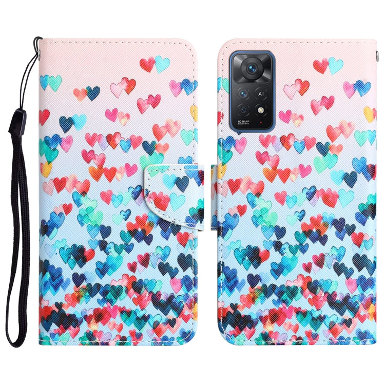 Custodia per telefono in pelle con disegno colorato, For Xiaomi Redmi Note 11 Pro Global