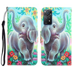 Custodia per telefono in pelle con disegno colorato, For Xiaomi Redmi Note 11 Pro Global