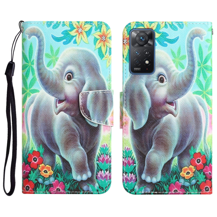 Custodia per telefono in pelle con disegno colorato, For Xiaomi Redmi Note 11 Pro Global