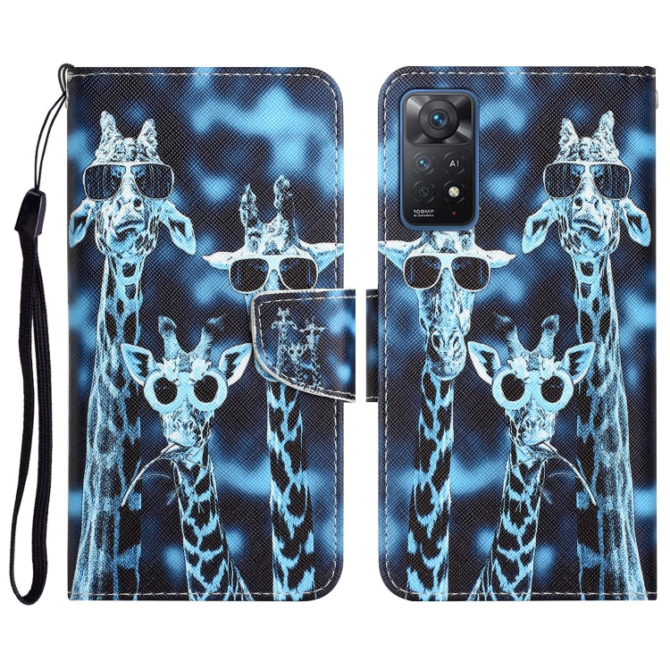 Custodia per telefono in pelle con disegno colorato, For Xiaomi Redmi Note 11 Pro Global