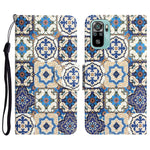 Custodia per telefono in pelle con disegno colorato, For Xiaomi Redmi Note 10 4G