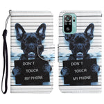 Custodia per telefono in pelle con disegno colorato, For Xiaomi Redmi Note 10 4G