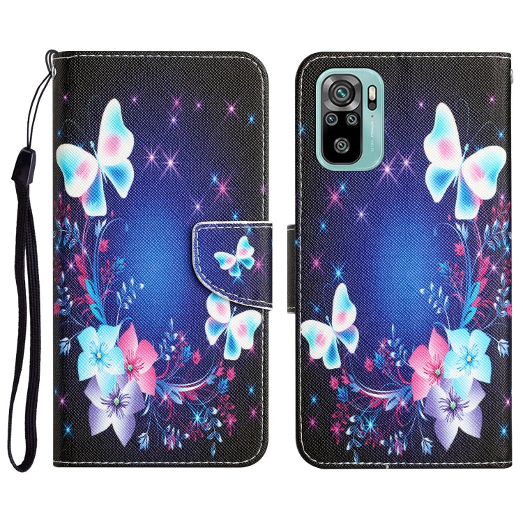 Custodia per telefono in pelle con disegno colorato, For Xiaomi Redmi Note 10 4G