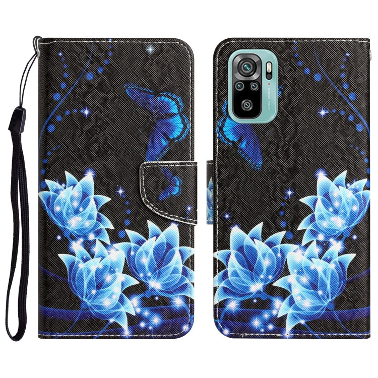 Custodia per telefono in pelle con disegno colorato, For Xiaomi Redmi Note 10 4G
