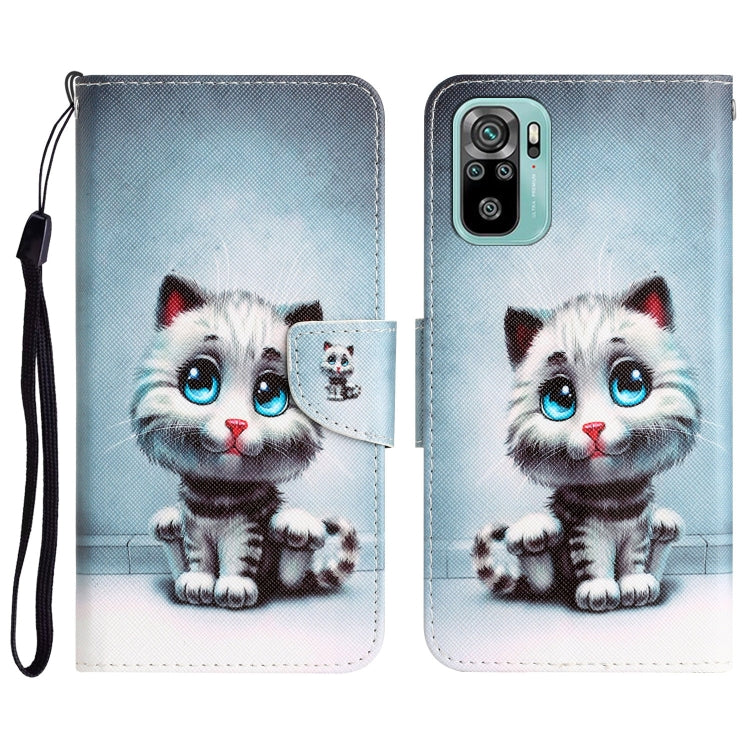 Custodia per telefono in pelle con disegno colorato, For Xiaomi Redmi Note 10 4G