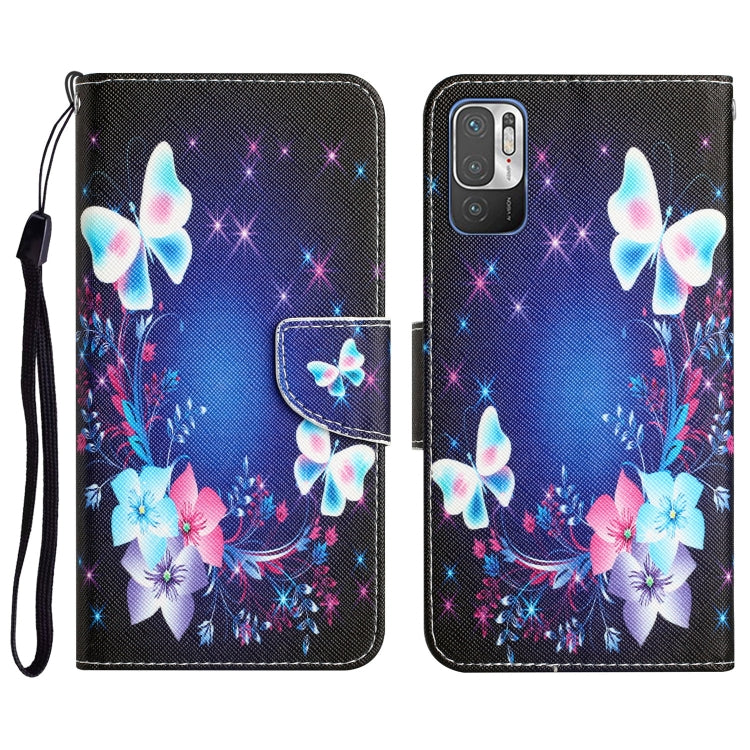 Custodia per telefono in pelle con disegno colorato, For Xiaomi Redmi Note 10 5G