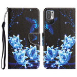 Custodia per telefono in pelle con disegno colorato, For Xiaomi Redmi Note 10 5G
