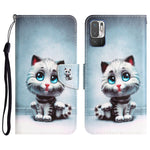 Custodia per telefono in pelle con disegno colorato, For Xiaomi Redmi Note 10 5G