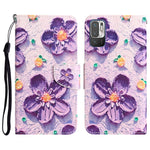 Custodia per telefono in pelle con disegno colorato, For Xiaomi Redmi Note 10 5G